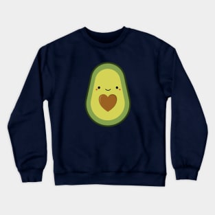 Cute and kawaii foodie avocado Crewneck Sweatshirt